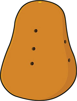 body of Mr, Potato